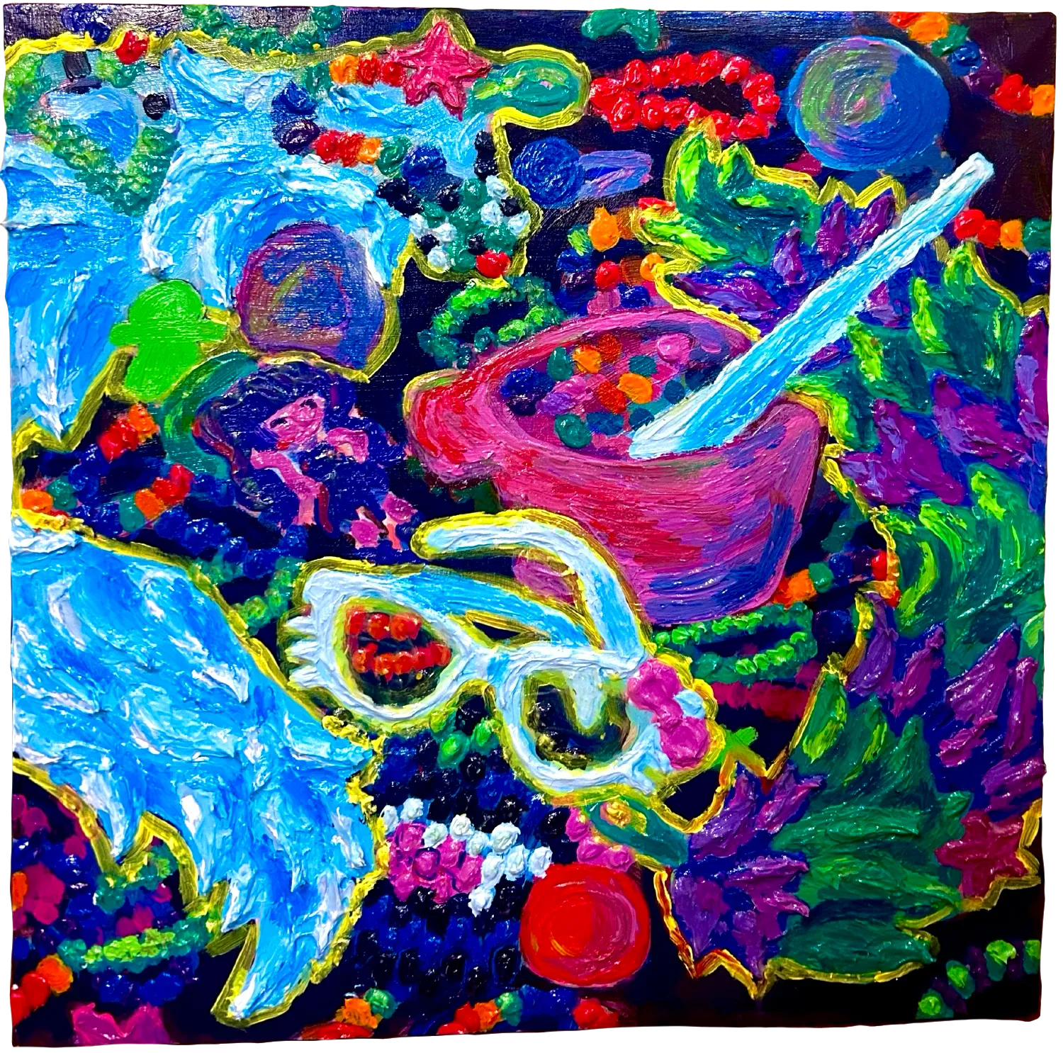Ren. Acrylic on canvas.